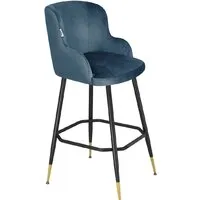 Стул Sheffilton SHT-ST39/S148 (тихий океан/черный муар/золото)