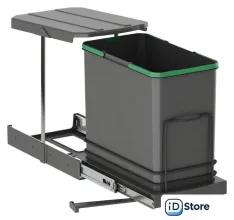 Мусорное ведро Starax S-2571-A 24 л (антрацит)