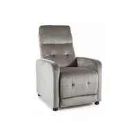 Кресло-качалка Signal Otus Velvet Bluvel 14 раскладное (серый)