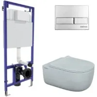 Унитаз подвесной Berges Wasserhaus Ego XL Rimless Toma Slim SO Novum525 L3 043203