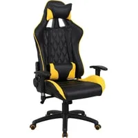 Игровое (геймерское) кресло Brabix GT Master GM-110 (черный/желтый)