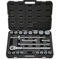 Набор трещотка с головками Berger BG021-34 (21 предмет)