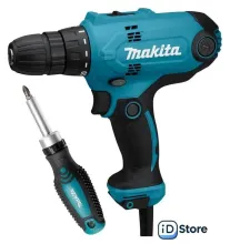 Дрель-шуруповерт Makita DF0300X1 (с отверткой)