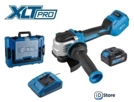 Угловая шлифмашина Bull CSG 1812-1 SR XLTpro Xcase 1333997 (с 1-м АКБ, кейс)