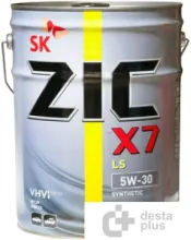 Моторное масло ZIC X7 LS 5W-30 20л