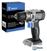 Дрель-шуруповерт Deko Sharker 20V 063-4455 (без АКБ)