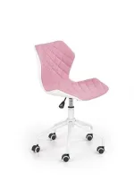Кресло компьютерное Halmar Matrix 3 розово-белый