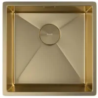 Мойка кухонная ZorG Zerox 44 U / IF PVD Gold