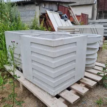 Цветочница бетонная "Стиль 2" 500х500х500мм