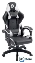 Игровое (геймерское) кресло Defender Companion (черный/белый)