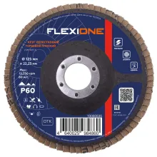 Круг лепестковый плоский 125х22,2мм Р60 Flexione