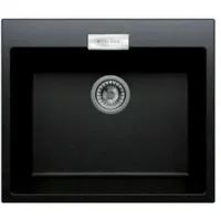 Кухонная мойка Polygran Tolero 580 космос 316 (черный металлик)