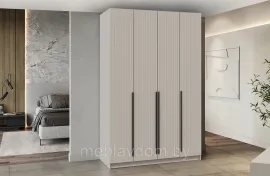 Шкаф для одежды 67.09 Брандо (4-х дв.) (h2500) (кашемир /фасад МДФ с ПВХ кашемир) (1,6м.)