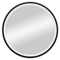 Зеркало Континент Style Black Led D 80