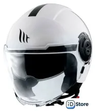 Мотошлем MT Helmets Viale SV Solid A0 (XS, белый перламутр)