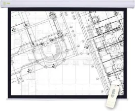 Проекционный экран CACTUS Motoscreen CS-PSM-180x180