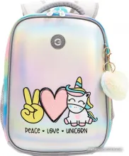 Школьный рюкзак Grizzly RAw-396-6 (светло-серый)
