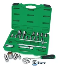 Набор трещотка с головками Toptul GCAI2408 24 предмета