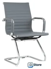 Офисный стул TopChairs Visit D-101L (серый)