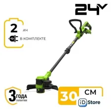 Триммер Greenworks ST3002 ST3002UA (с 1-им АКБ)