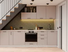 Кухня Ройс 2.8м - Бежевый Скин (ДСВ Мебель)