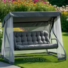 Качели садовые ПИК Лючия Серый (тафтинг, новая расцветка)