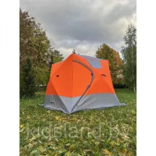 Палатка зимняя трехслойная куб для рыбалки Mircamping 2017А (240х240х205см)