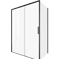 Душевой уголок Aquanet Pleasure Evo 160 AE65-160x90-BT (черный анодированный)