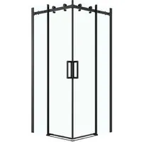 Душевой уголок Grossman Classic 90x90x195 300.K33.04.9090.21.00 (черный матовый/прозрачное стекло)