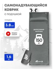 Самонадувающийся коврик RSP Sunny 38 (серый)