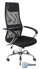 Офисное кресло AksHome First CH (ткань/сетка, черный)