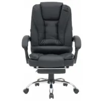 Кресло офисное с массажем Cromex MS-005 / 532958 (черный)