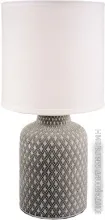 Настольная лампа Lucia Ромбы 452 (светло-серый)