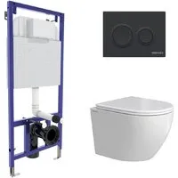 Унитаз подвесной Berges Wasserhaus Okus Rimless 043390 (с сиденьем)