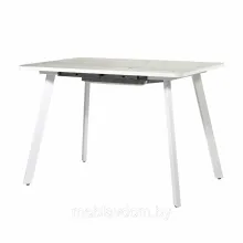 Стол Саен 17 Пластик Лемарк 0407 GR/белый муар (110х75) R40