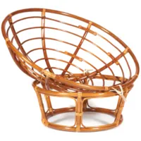 Кресло садовое TetChair Papasan 23/01 W без подушки (коньяк)