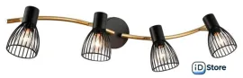 Спот Ambrella light TR8662/4 BK/GD (черный/золото)