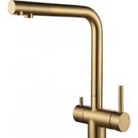 Смеситель Paulmark Skalen Sk213020-BG (брашированное золото)