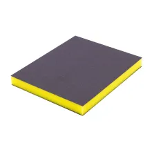 Абразивная губка FORMEL двусторонняя 12010012мм, Ultra Fine 800, желтая