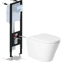 Унитаз подвесной Saniteco KW-9005W Ани Пласт WCP4141