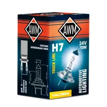 Лампа галогенная AWM H7 24V 70 W (Px26D)