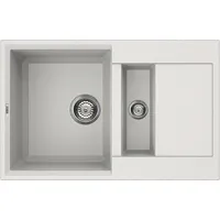 Кухонная мойка Elleci Easy 325 Bianco Titano 68