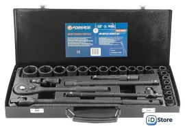 Набор трещотка с головками FORSAGE F-4263-5MPB (26 предметов)