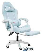 Игровое (геймерское) кресло Calviano 1584 (ткань, голубой)