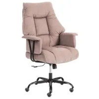 Кресло офисное TetChair Lincoln Metalbl ткань KUB 03 (светло-коричневый)