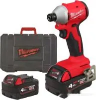 Винтоверт Milwaukee M18 M18BLIDRC-402C 4933492840 (с 2-мя АКБ, кейс)