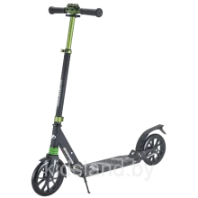 Самокат Tech Team City Scooter чёрный/зелёный