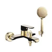 Смеситель для ванны Rea Bloom Black Gold B9939