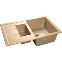 Кухонная мойка GranFest GF-Q775KL (песочный)