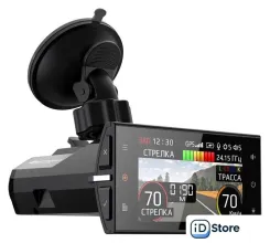 Видеорегистратор-радар детектор-GPS информатор (3в1) SilverStone F1 Hybrid S-BOT PRO Wi-Fi Doppler Edition